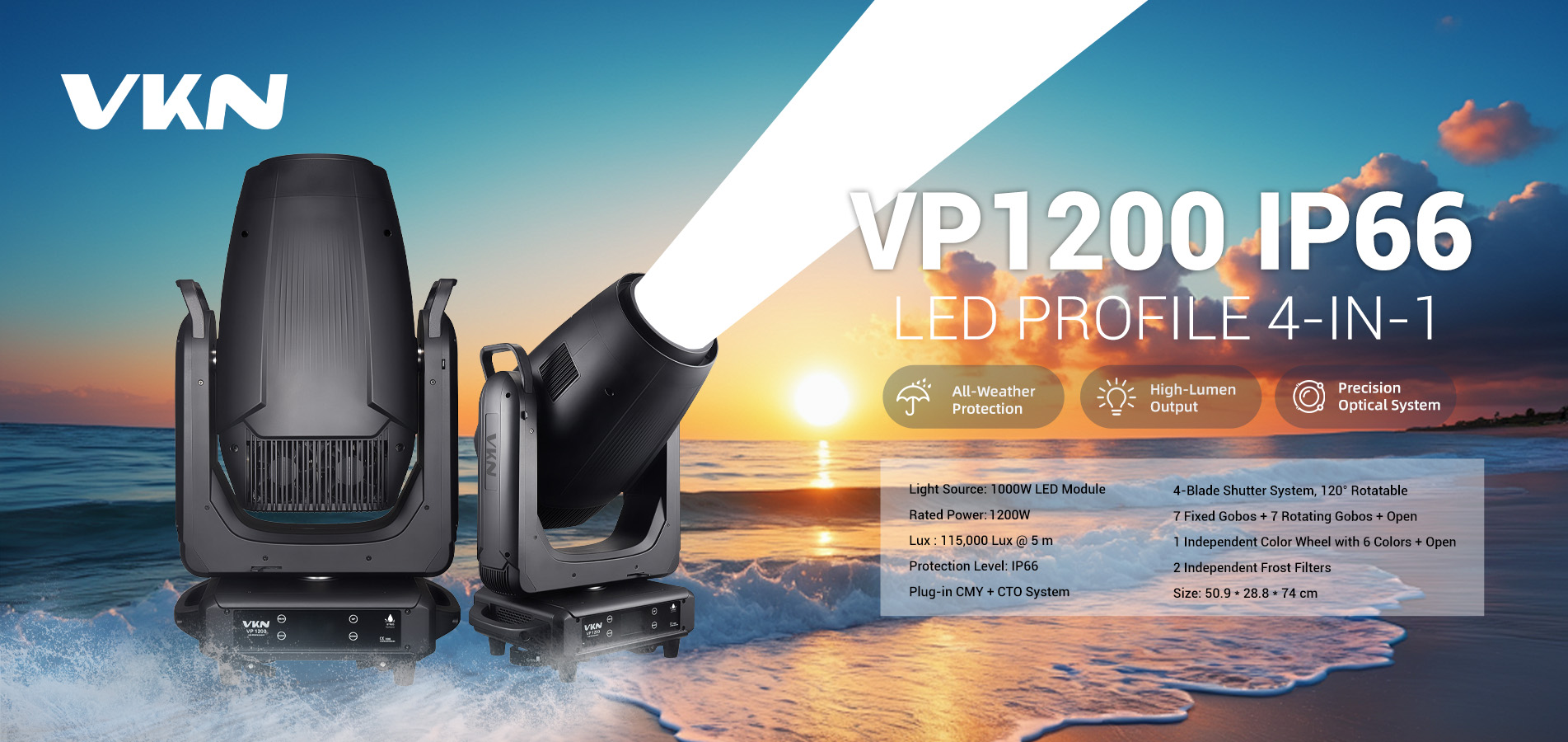 Fournisseur de projecteurs à tête mobile LED